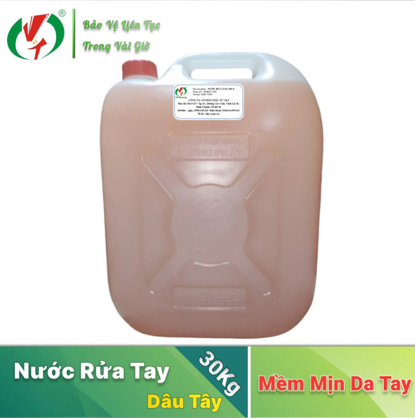 Nước rửa tay 20kg hương dâu