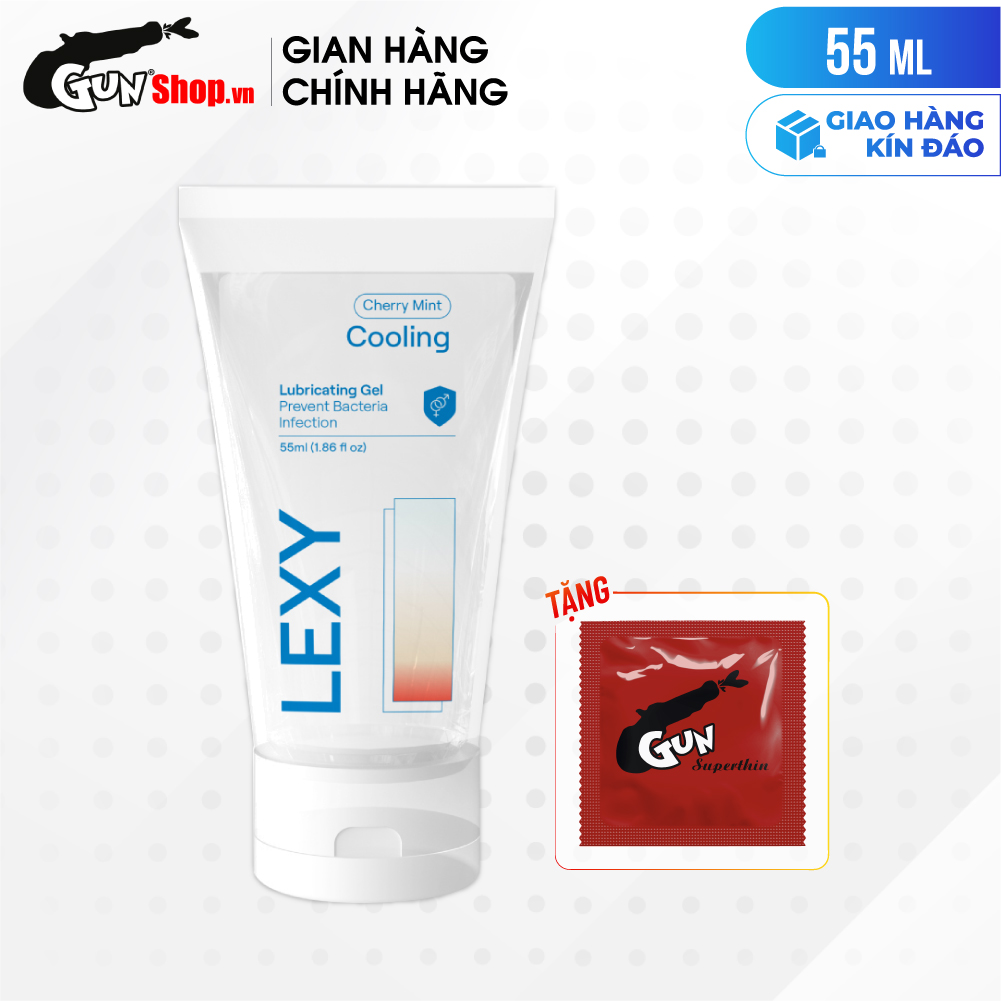 Gel bôi trơn bạc hà mát lạnh Lexy Cooling - Chai 55ml | GUNSHOP VIỆT NAM