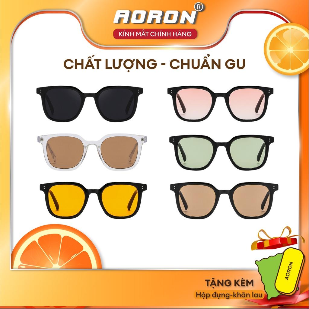 Kính Râm Nam Nữ Tròng Phân Cực Nhiều Màu Độc Lạ Chống Chói Lóa Và Tia UV400 Phối Đồ Trendy Phong Cách Hàn Quốc AK119