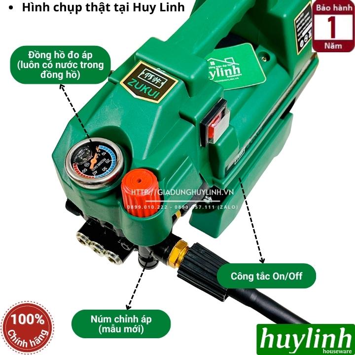 Máy xịt rửa xe chỉnh áp Zukui RS3 - Công Suất 2400W - Tặng béc rửa máy lạnh, điều hoà + thân nối - Hàng chính hãng