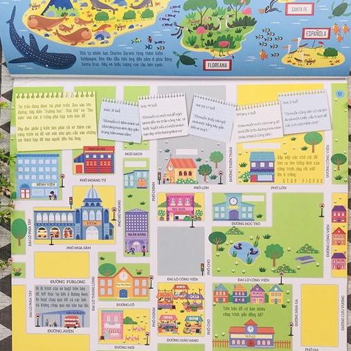 Cuốn sách khổng lồ về trò chơi tư duy - Maps Activity Pad