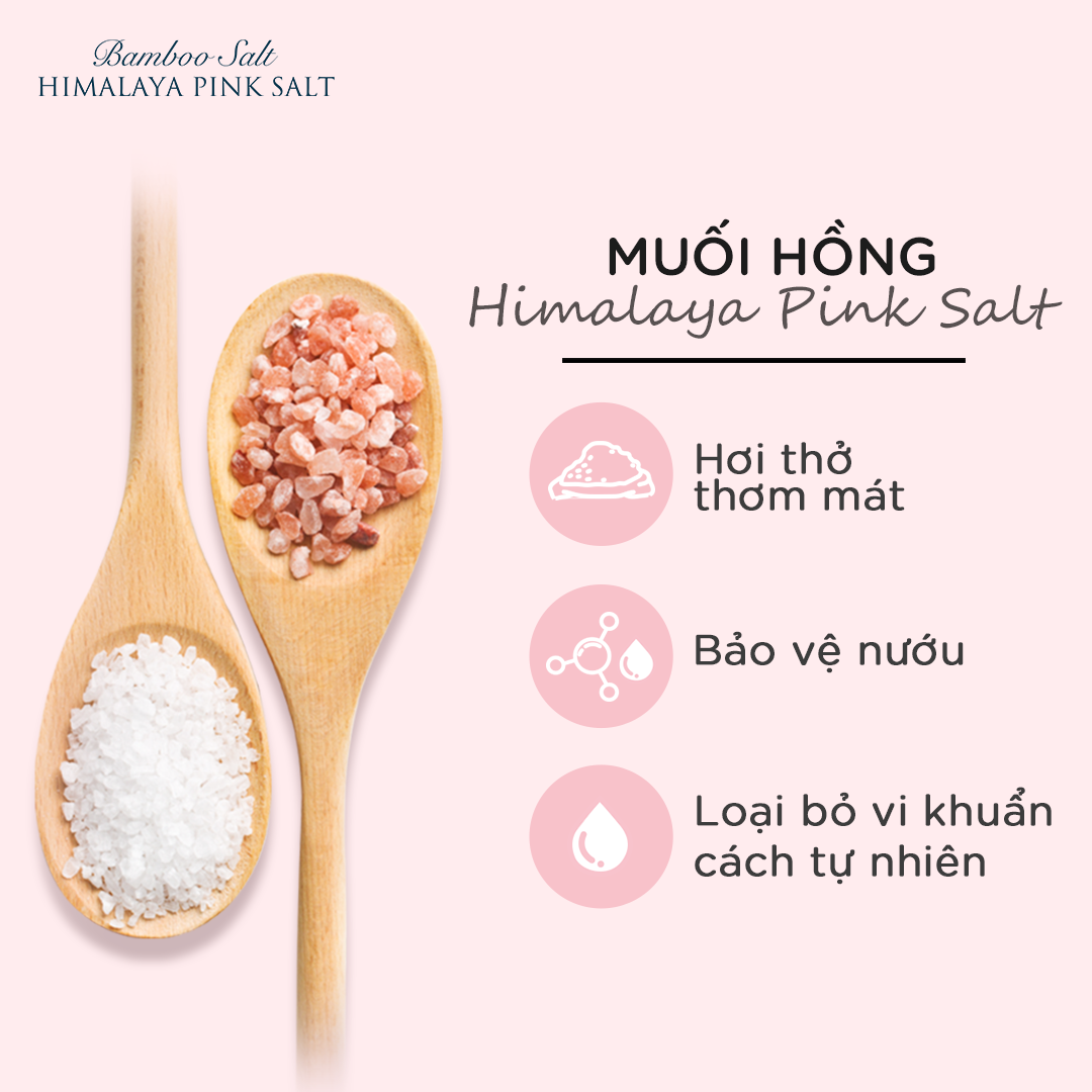 Kem Đánh Răng Muối Hồng Hương Hoa Bạc Hà Himalaya Pink Salt Floral Mint Pumping Toothpaste