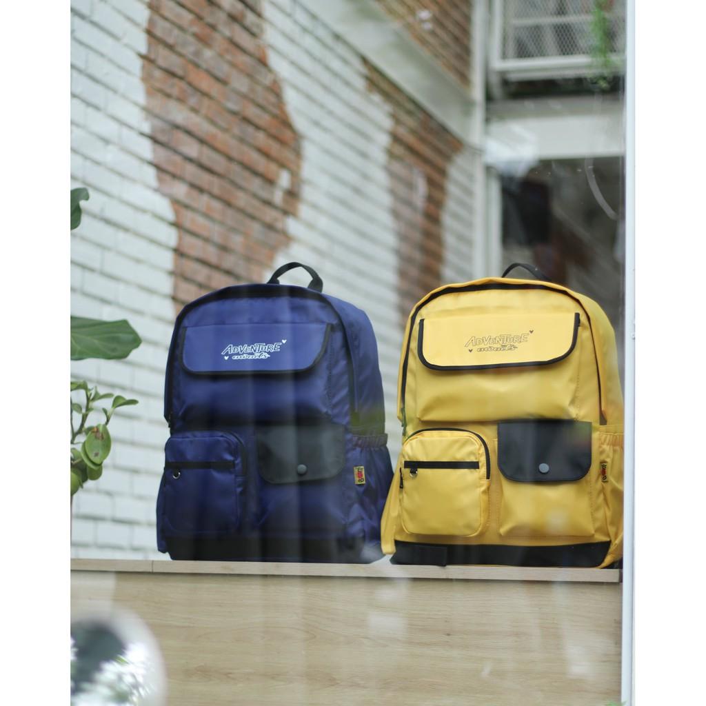 Balo học sinh Unisex, chất dù cao cấp, thiết kế thời trang - BOM
