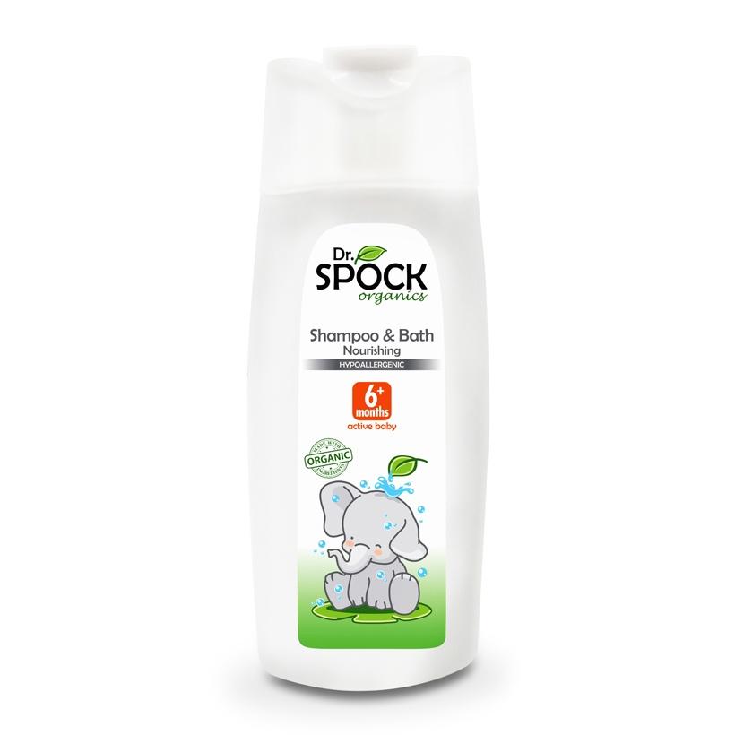 Sữa Tắm Gội Hữu Cơ Dr.Spock 350ml Cho Bé Từ 6 Tháng