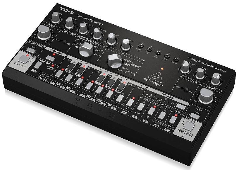 Analog Bass Line Synthesizer BEHRINGER TD-3-BK- Hàng chính hãng