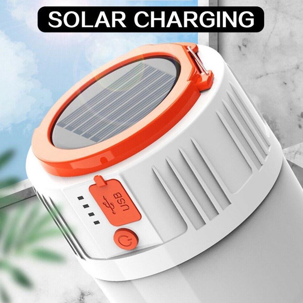 Bóng Đèn LED Năng Lượng Mặt Trời Di Động Có Thể Sạc Lại Cho Hoạt Động Ngoài Trời