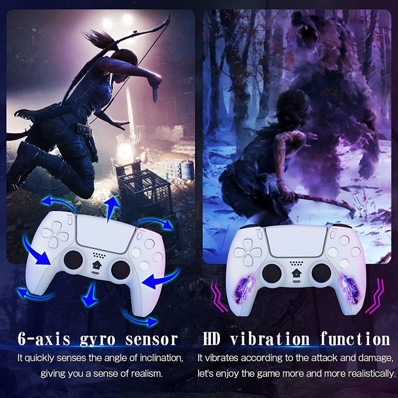 Gamepad Không dây Bluetooth T28 cho máy tính - điện thoại - máy game - Pin Sạc TypeC - chơi Fifa Pes giả lâp