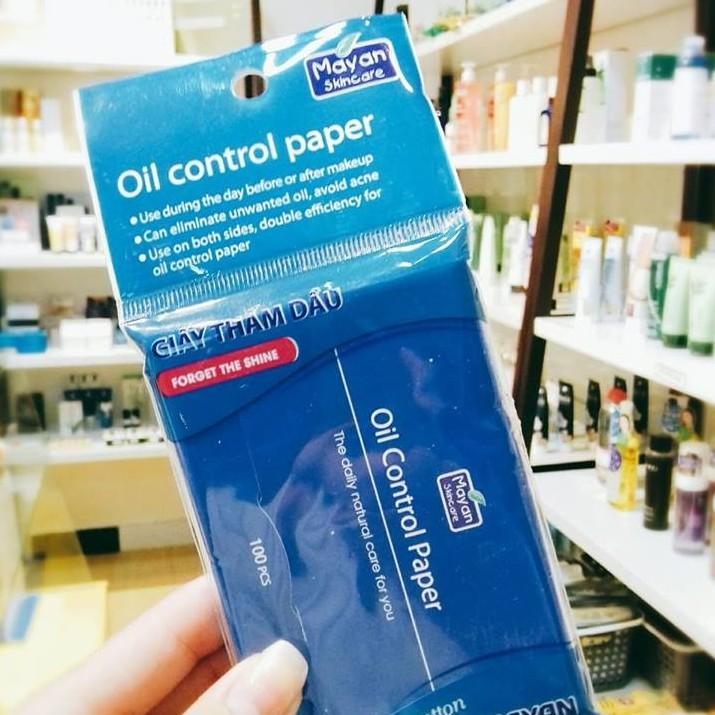 Giấy Thấm Dầu Mayan Oil Control Paper 100 Tờ