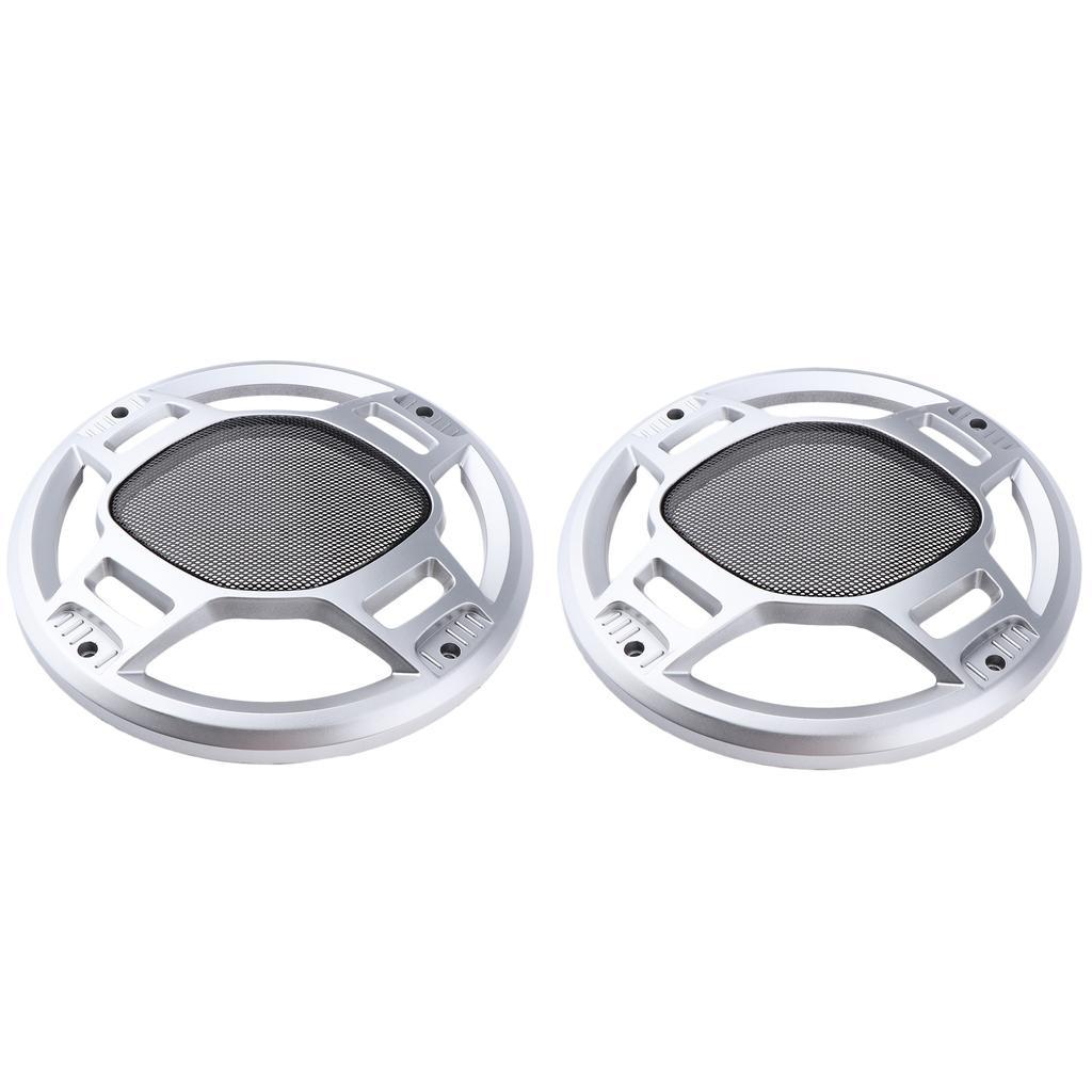 2Pcs 8" Speaker Cover Grille Car Audio Protective  Metal Mesh Part