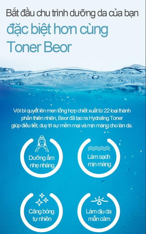 Toner cấp ẩm Beor The Trap Hydrating Toner