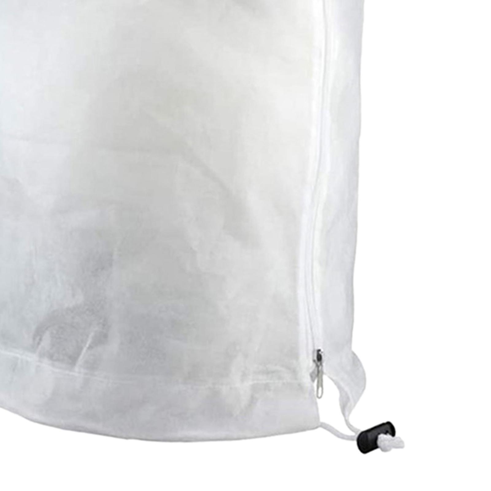 Winter Tree Protection Bags with Drawstring Zipper Accessory Shrub Frost Jacket Cover