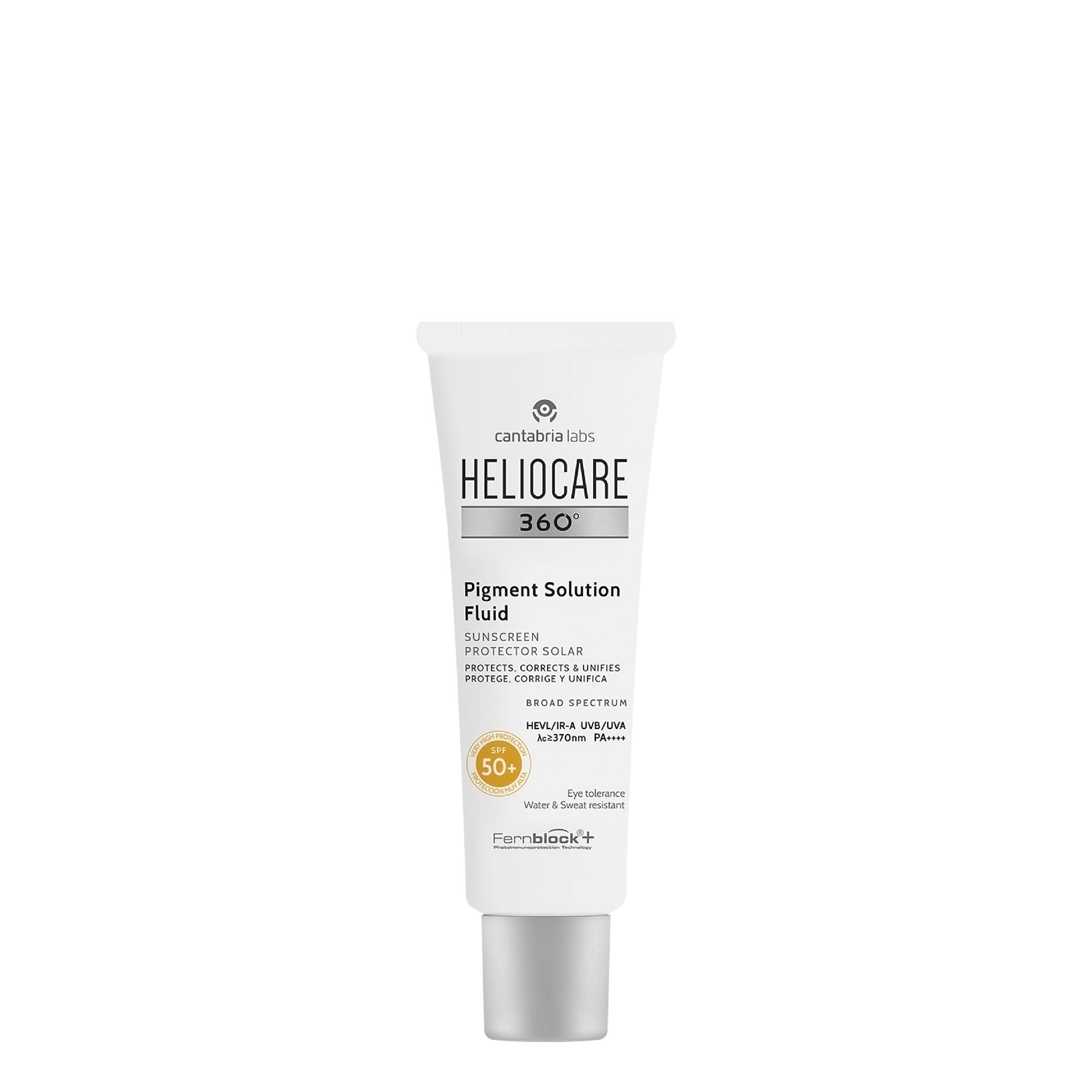 Kem Chống Nắng Heliocare Ngăn Ngừa Và Kiểm Soát Tình Trạng Tăng Sắc Tố Đốm Nâu 360° Pigment Solution Fluid SPF50 50ml