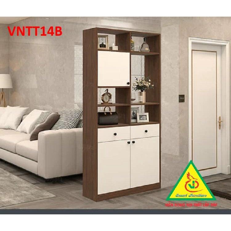 TỦ KỆ TRANG TRÍ KIÊM VÁCH NGĂN VNTT14A - Nội thất lắp ráp Viendong Adv