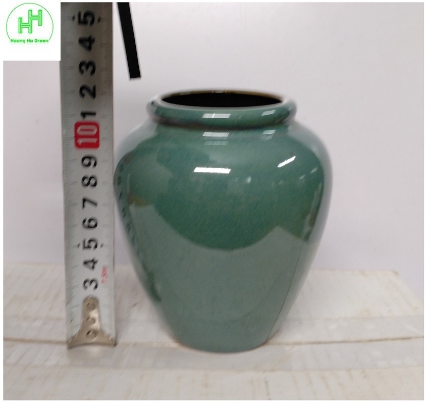 1 Chum, Lu, Bình gốm sứ trồng cây, trồng thủy sinh, đựng đồ uống, dung tích 1L - Màu đỏ