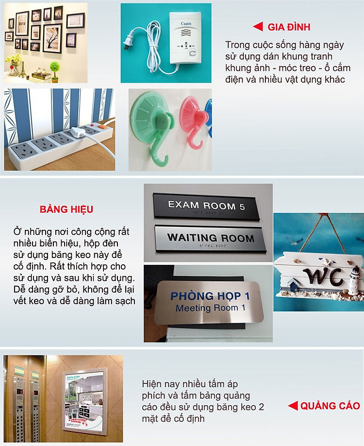 20mm x 3m Băng keo 2 mặt cường lực siêu dính màu xám dài 1cmx3m - nhiều kích thước, dán logo, đồ chơi xe, dán được nhiều bề mặt như nhựa, thủy tinh
