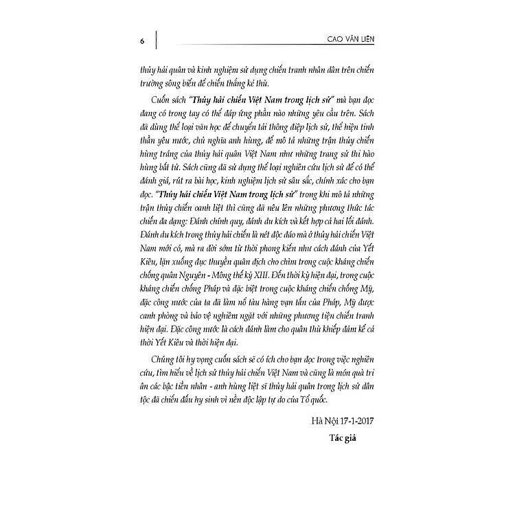 Sách - Thủy Hải Chiến Việt Nam Trong Lịch Sử - PGS TS Cao Văn Liên - VIETNAMBOOK