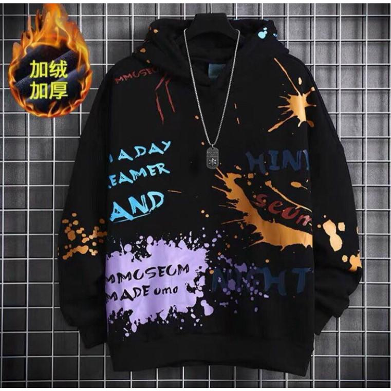 Áo khoác hoodies có mũ nữ hoạ tiết cực chất rực rỡ phong cách mới 2021 THỜI TRANG 1HITSTORE1