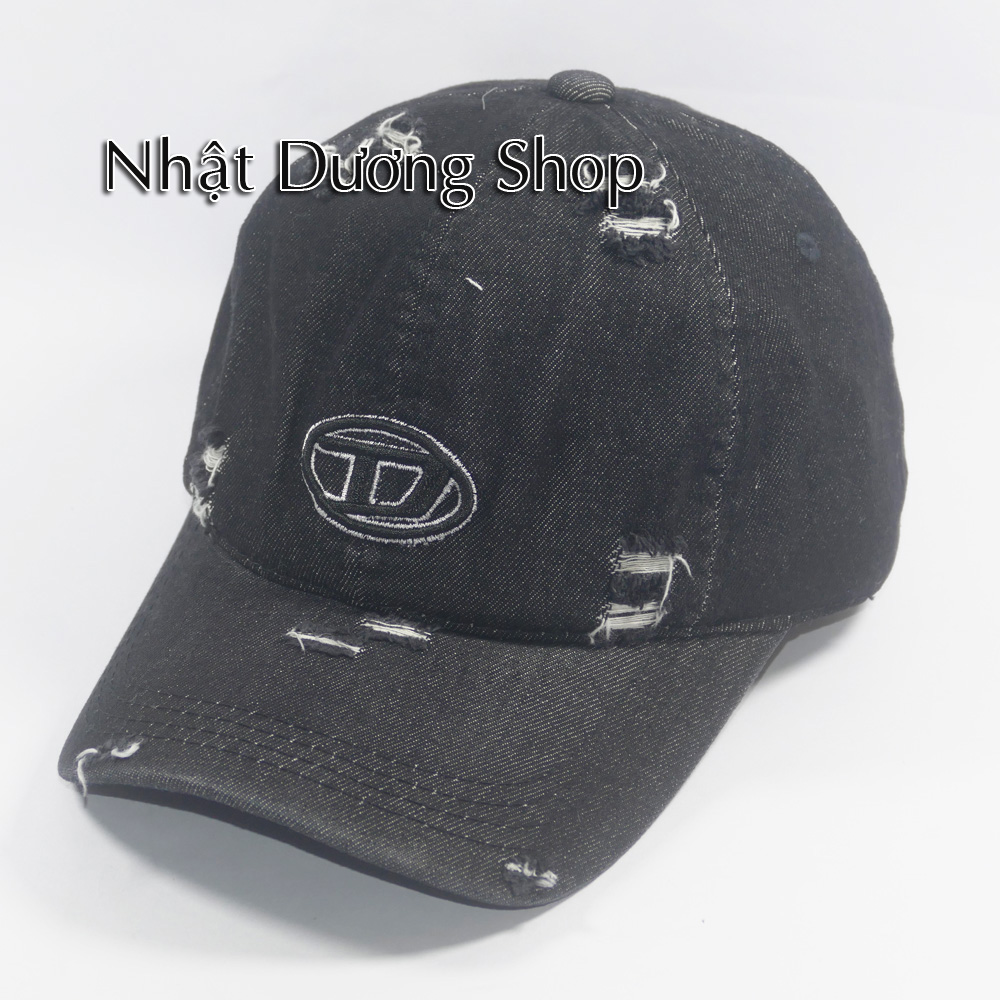 Nón kết jeans được oát kiểu thêu chữ đẹp, chất liệu vải Jeans mềm tạo cảm giác thoải mái