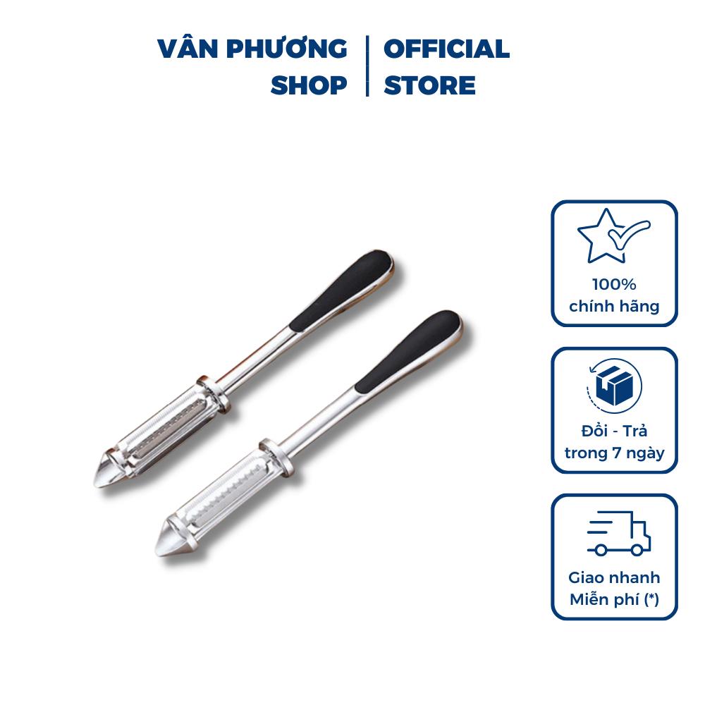 Nạo rau củ quả Inox 5 in 1 Vân Phương Shop, và bào sợi rau củ quả tiện lợi