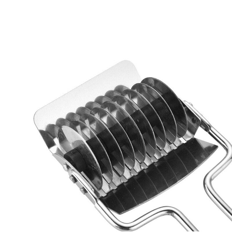 Noodle Cutter Pasta Machine Stainless Steel Noodle Cutter DIY Hand-Made Simple Line Handle Noodle Cutter Semi-Automatic Cutter