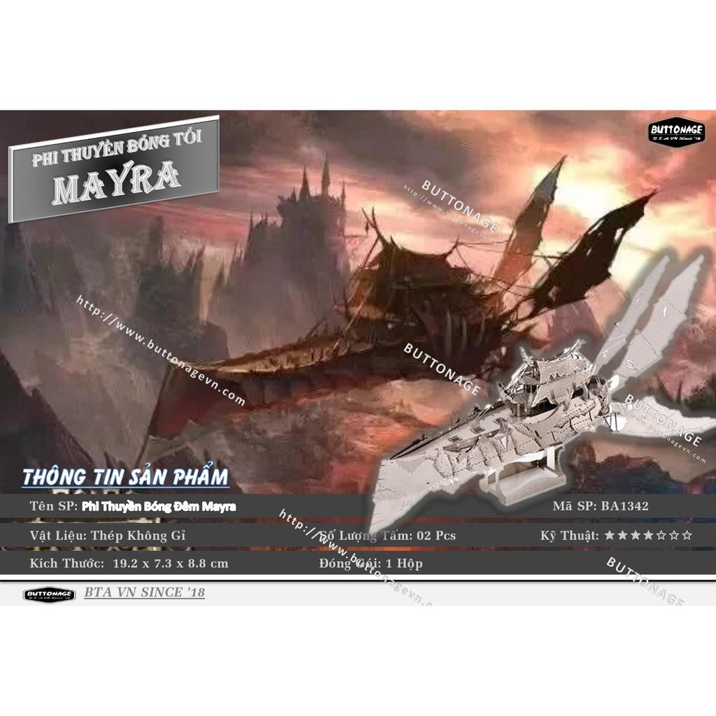 Mô Hình Lắp Ráp 3d Phi Thuyền Bóng Đêm Mayra