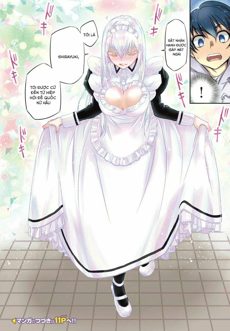 :oshikake maid shirayuki-san chapter 1 6