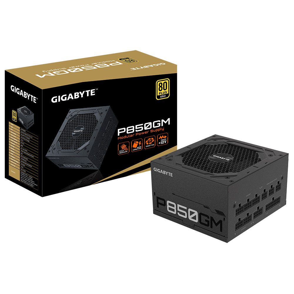 Nguồn máy tính GIGABYTE GP-P850GM 850W 80 PLUS  - Hàng Chính Hãng