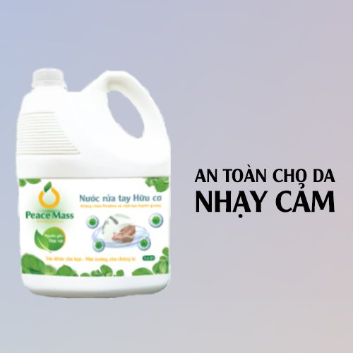 Combo Sản Phẩm Gốc Thực vật NRTB1 Peace Mass - Nước Rửa Tay 3.6 lít + Nước Rửa Chén 3.6 lít (Thuộc nhóm Sản phẩm Lành tính / Hữu cơ)