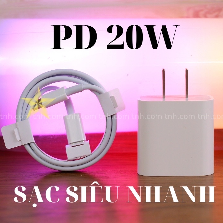 Bộ sạc nhanh 20W - hỗ trợ công suất tối đa  ,  sử dụng an toàn và tiện lợi rất tiện lợi