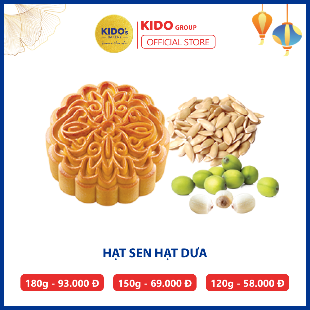 [HỎA TỐC] COMBO Bánh trung thu KIDO’s Bakery - Hộp 2 hoặc 4 Bánh - Thu Đoàn Viên