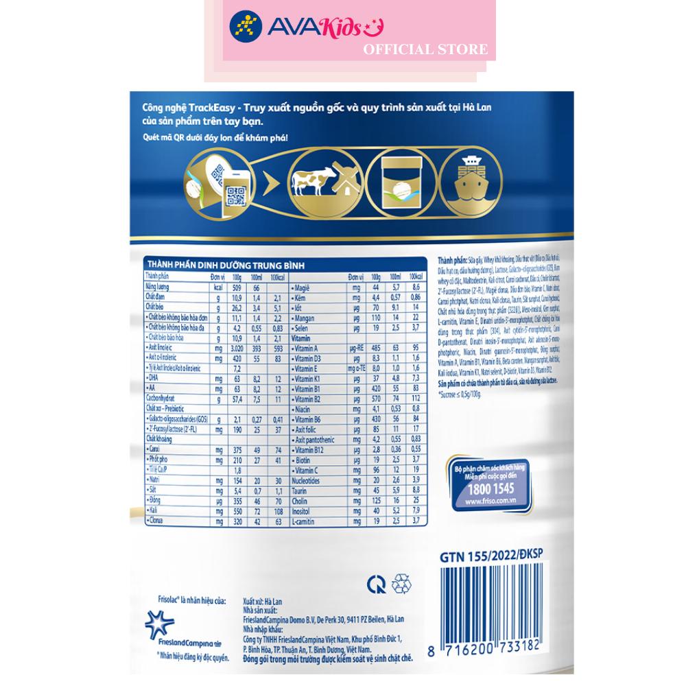 Sữa bột Friso Gold Pro số 1 800g (0 - 6 tháng)