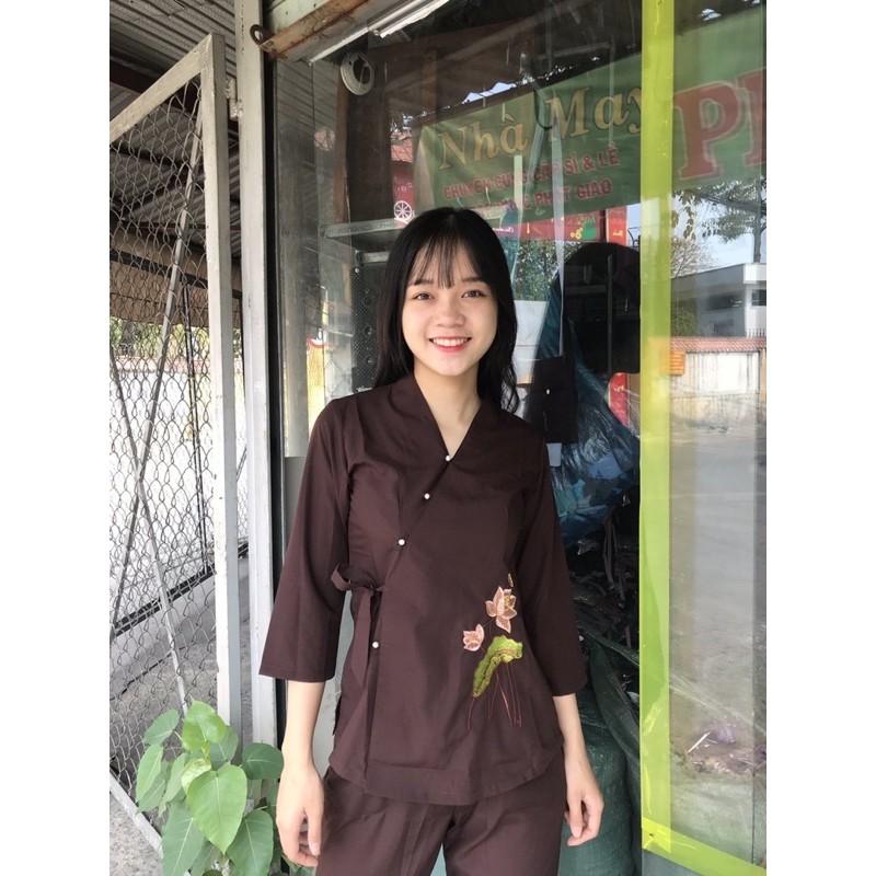 Đồ Lam Đi Chùa #Pháp Phục Phật Giáo#xéo nhật nơ