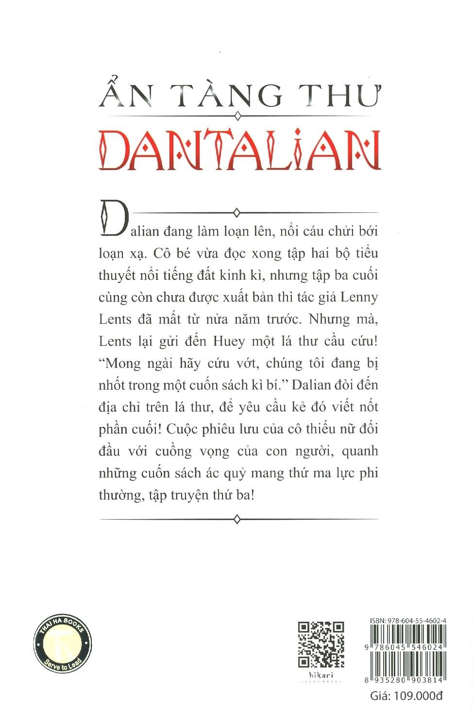 Ẩn Tàng Thư Dantalian - Tập 3 (Tặng Kèm Poster Và Bookmark Đã Được Đính Kèm Bên Trong Sách)