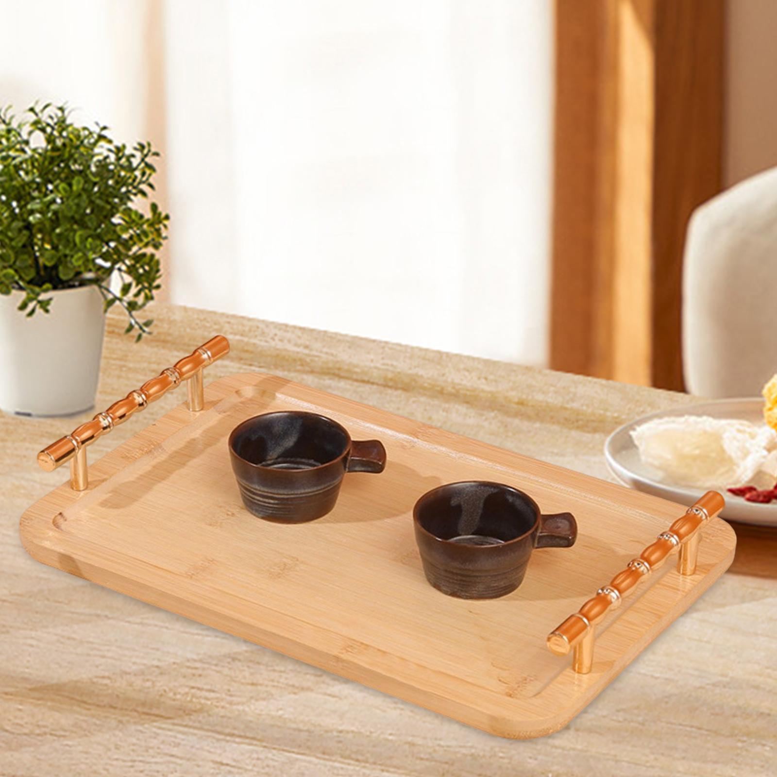 Portable Serving Tray Food Storage Tray for Kitchen Counter Desktop Party