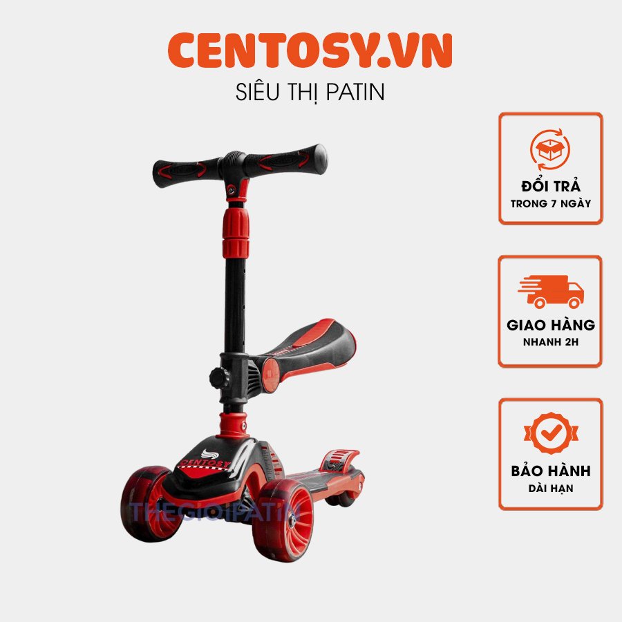 Xe Scooter Trẻ Em Centosy S6 Đỏ - Hàng Chính Hãng