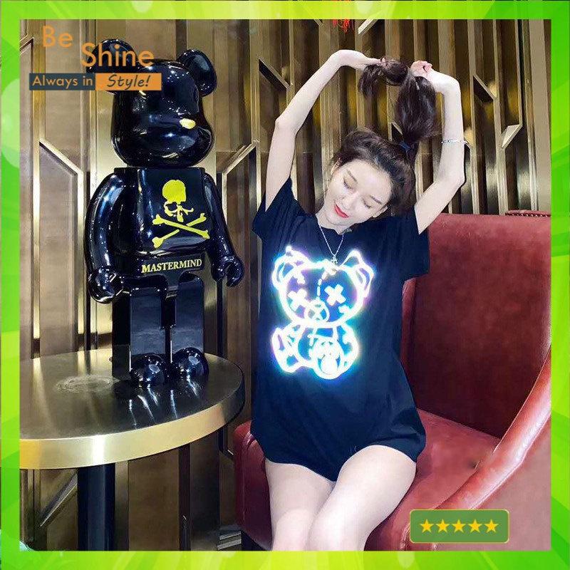 Áo Thun Unisex Form Rộng TEDDY XX , Áo Phông Cotton Cổ Tròn Tay Ngắn Thời Trang Phong Cách Hàng Quốc