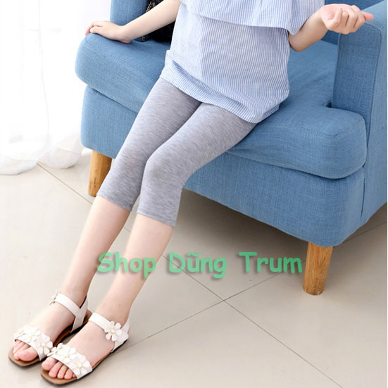 Quần mặc trong váy cho bé, quần mặc váy qua gối cho bé gái chất cotton êm mát