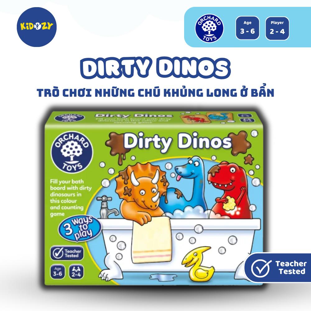 Trò chơi trí tuệ Dirty Dinos - Orchard Toys giúp trẻ phát triển kỹ năng quan sát, nhận biết màu sắc