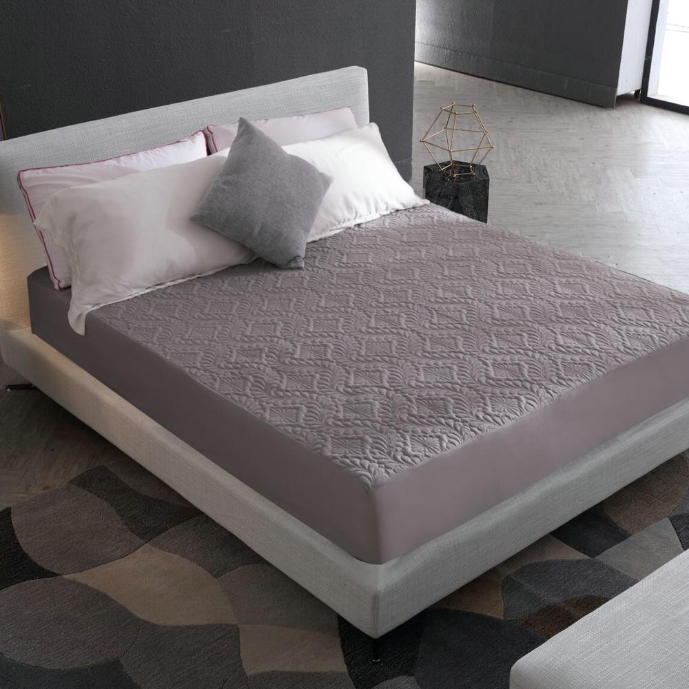100% Chống Nước Màu Mền Chần Gòn Nổi Tấm Bảo Vệ Nệm Trang Bị Tấm Dày Bọc Nệm Dày Mềm Mại Miếng Lót Cho Chăn Ga Gối