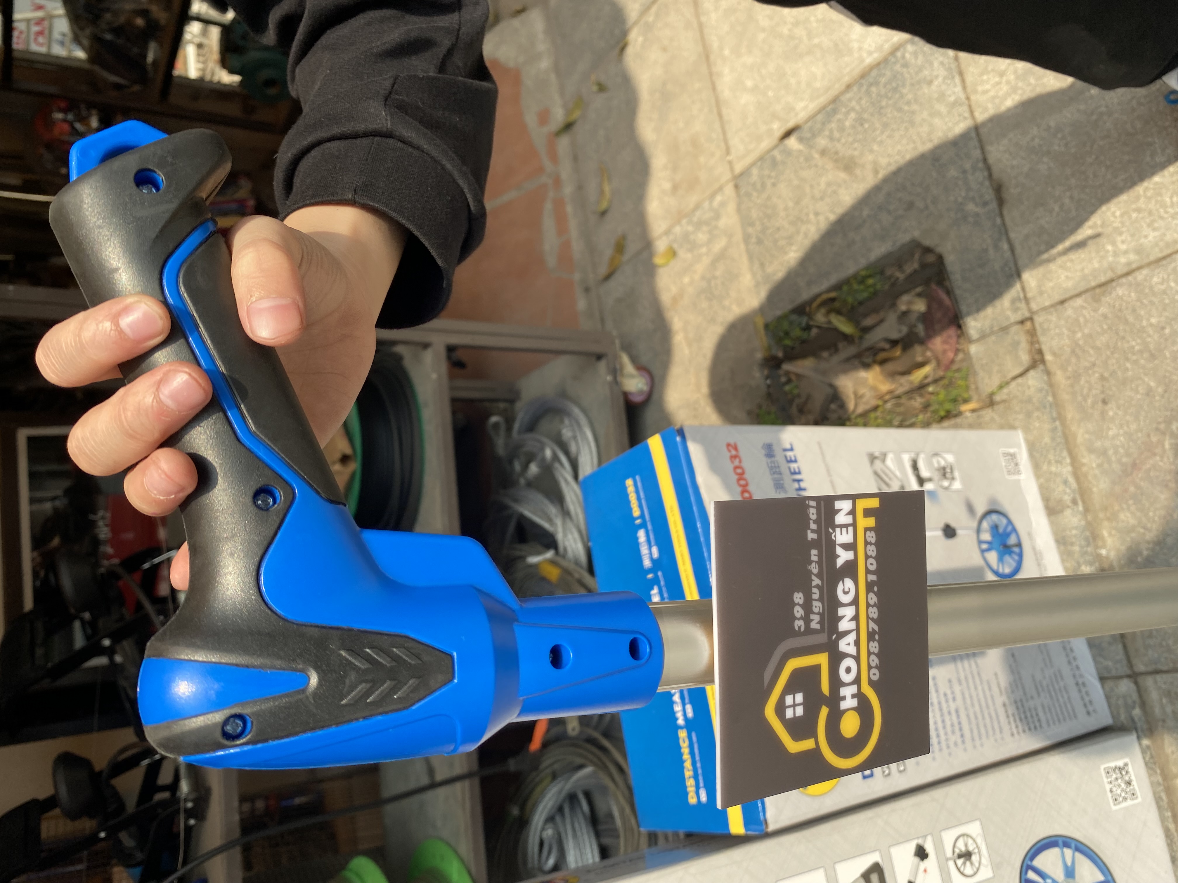 Thước lăn đường đo khoảng cách bằng bánh xe cơ C-Mart D0032, Thước do đường bằng bánh xe