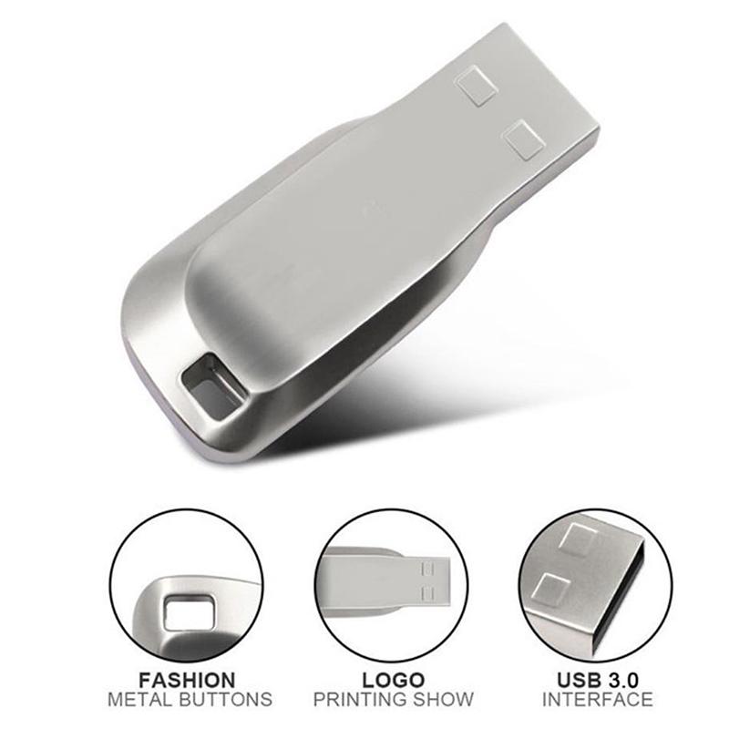 Hot! USB 3.0 2TB Ổ Bút Kim Loại 1TB Cle Ổ Đĩa Flash USB Pendrive Chống Nước TYPE-C Memoria Usb Flash Disk Stick