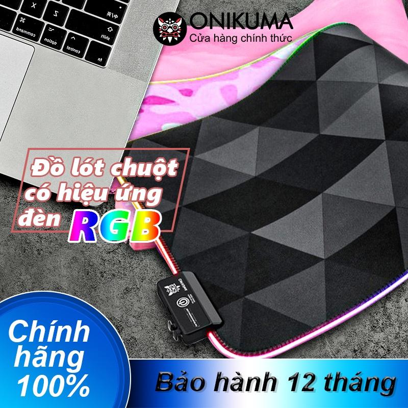 Tấm lót chuột chơi game Onikuma G5 80*30cm có đèn RGB [Hàng chính hãng