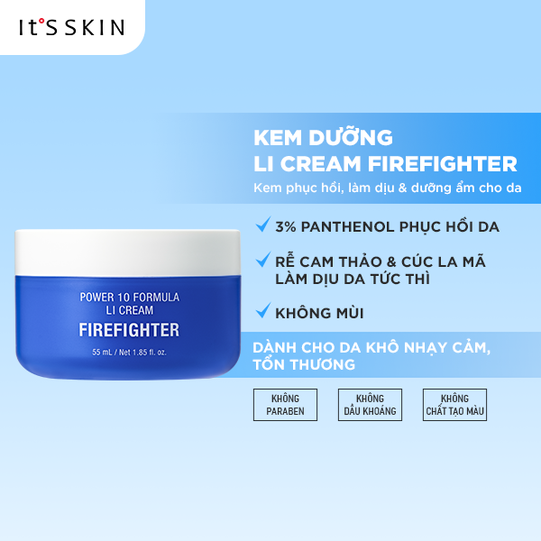 It's Skin Kem dưỡng Power 10 Formula LI Cream Firefighter 55ml