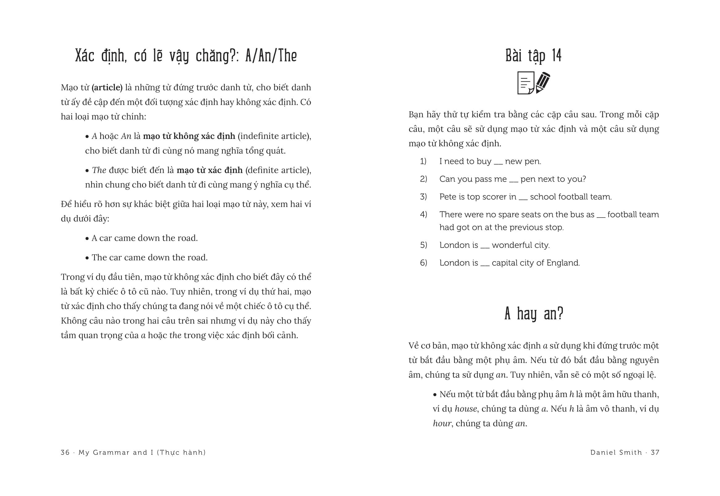 My Grammar And I - Thực Hành