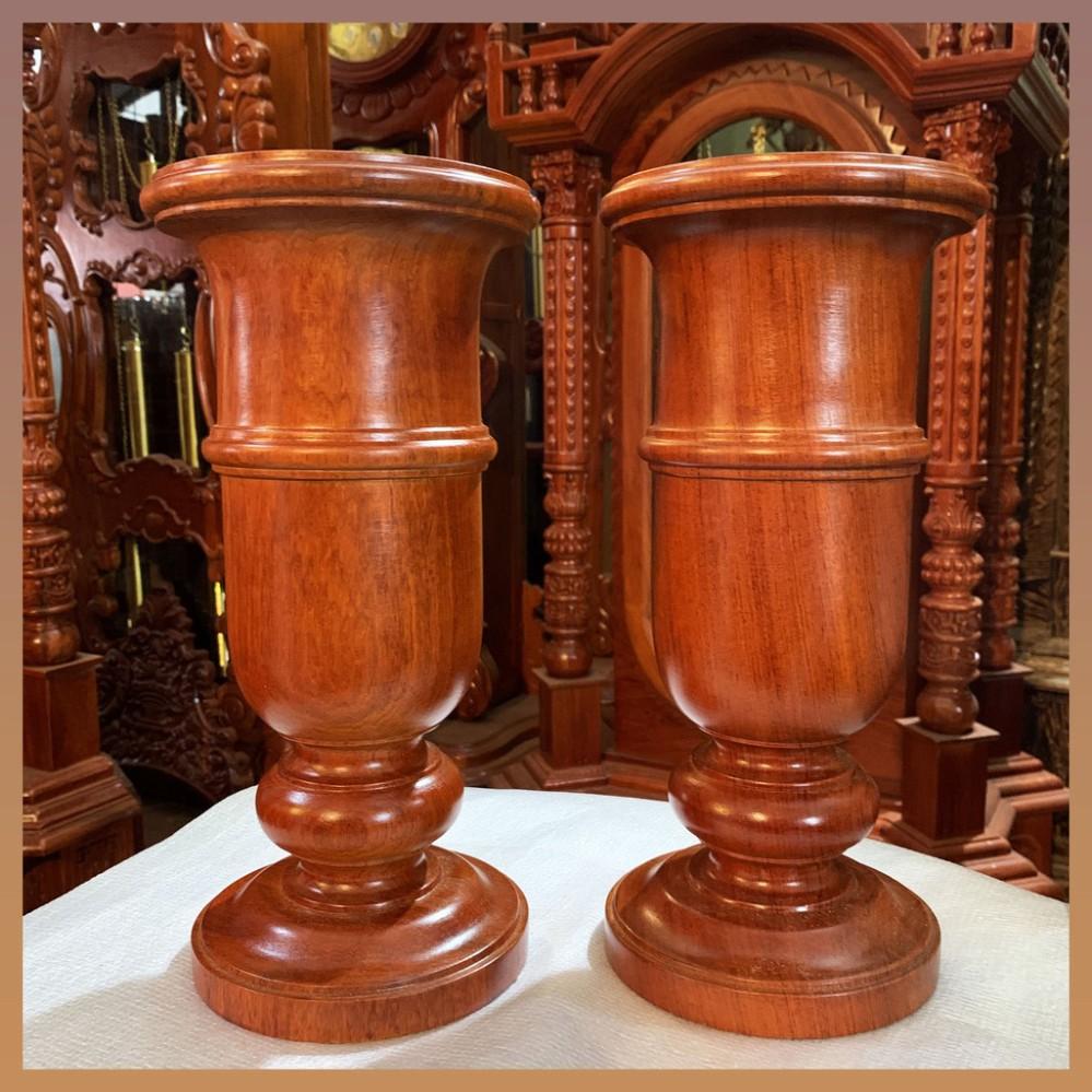 Ống nhang gỗ hương nguyên khối