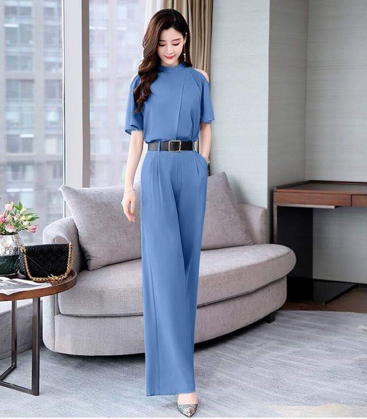 BỘ ĐỒ ỐNG RỘNG KÈM THẮT LƯNG