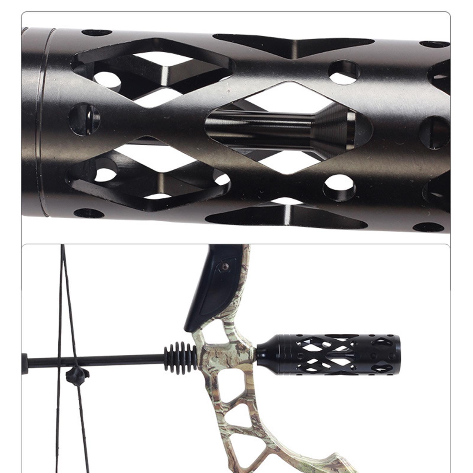 Archery Aluminum Bow Stabilizer Vibration Reduction Hunting Bow Stabilizer Damping for Compound Recurve Bow Accessories