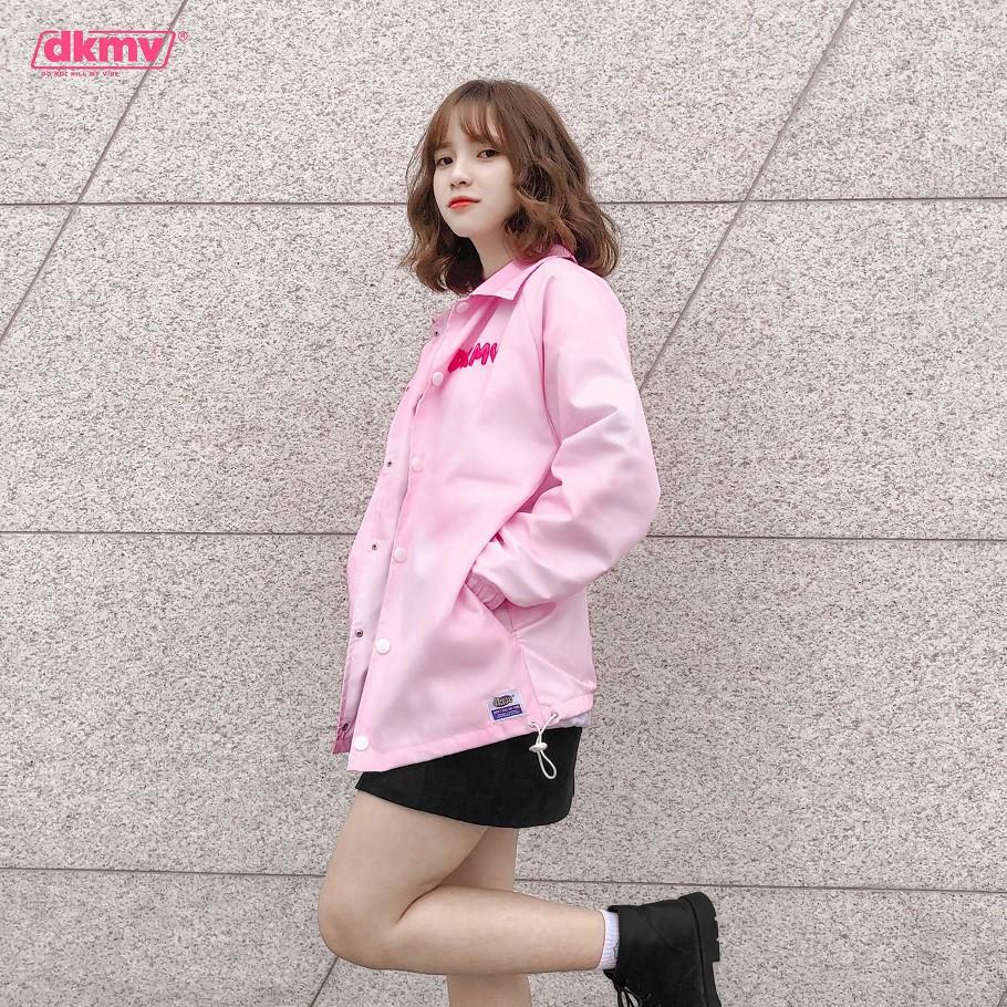 DKMV Áo khoác nữ vải dù in hình | Áo khoác nữ Sweet Jacket DKMV tặng túi tote