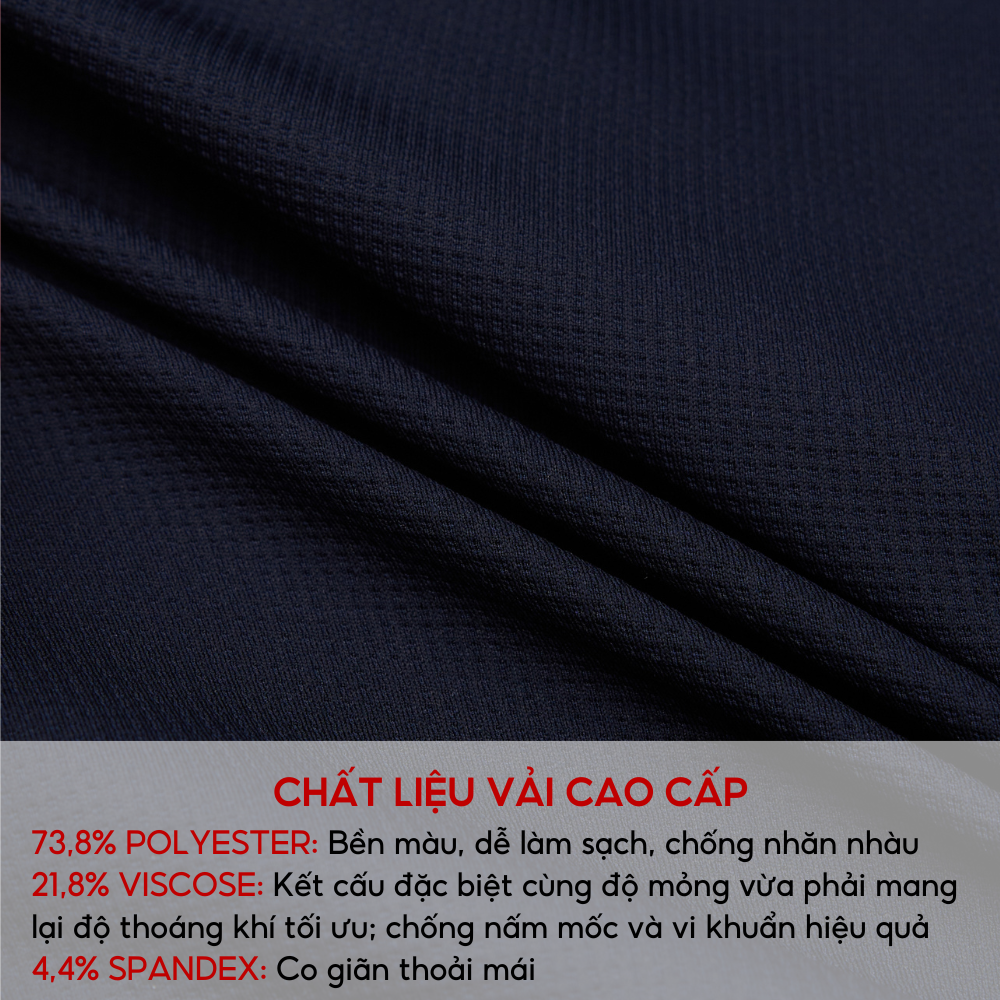 Bộ nỉ thu đông nam BILUXURY 6BNOT003TTT chất nỉ cao cấp co dãn không bai xù phối line khỏe khoắn nam tính
