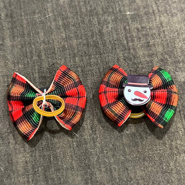 NƠ KẸP TÓC CÀI TÓC BUỘC TÓC GIÁNG SINH NOEL DỄ THƯƠNG MÃ 19 XINH XẮN CHO THÚ CƯNG CHÓ MÈO